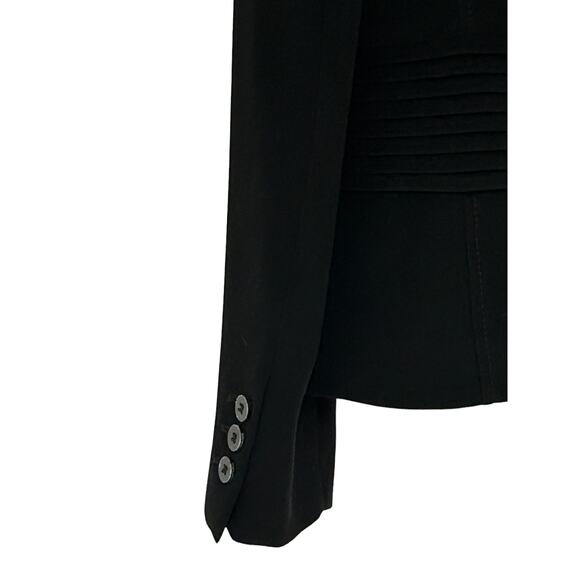 Les Copains Jacket, Size 38 Blazer , Black, Lined, Button Front, Pockets - Picture 7 of 11